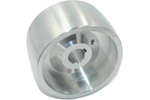 LASANA SMART MACHINES Riemenschleifer-Antriebsrad CNC-bearbeitetes Riemenschleifer-Antriebsrad für Messerschleifer, 100 mm Durchmesser, 5.5 cm breit, 19 mm Bohrung, Nylon, Grob