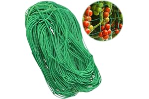 Rete Orto per Rampicanti, Hillylolly Rete Piante Rampicanti, Retes per Piselli, Cetrioli, Giardino Verde, Nylon Maglia Larga(2m*5m)