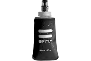 FITLY Soft Flask pour Sac d'Hydratation - Idéal pour Le Running, vélo, randonnée - Gourde Souple