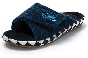 JOMIX Damskie Zimowe Kapcie Klapki Domowe Na Otwartym Przodzie Ciepłe i Wygodne