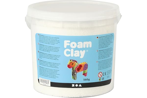 Foam Clay® Mousse à modeler Blanc 560 g