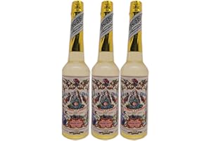 BOEMY Paquete de tres Agua Florida - Pack de 3 Botellas Amarillas Tapón Blanco de 270 ml originales | Energía, Limpieza y Protección Espiritual | Agua espiritual limpiadora de chamanes