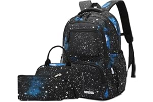 VIDOSCLA Galaxy Kids School Backpack for Boys Primary Students Elementary Bookbag