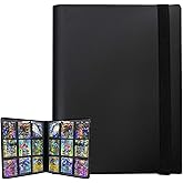 PKMLIFE Pokemon Kartlarıyla Uyumlu Kart Klas&ouml;r&uuml; Tutucu, Kollu Alb&uuml;m, Kitap En İyi Koruma Ticaret Kartları - 9 Cep - 540 Kart 