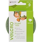 VELCRO Brand ONE-WRAP Plant Ties, 12 mm x 5 m-Green