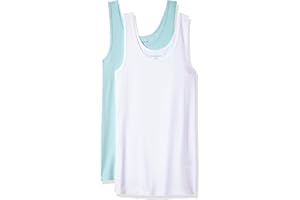 Amazon Essentials Débardeur en Coupe cintrée Femme, Lot de 2