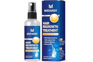 MESANDY Hair growth Spray for Women and Men: Anti Hair Loss Treatment for Hair Regrowth 2 Month Supply, Extra Strength Scalp Solution, Thicken Strengthen Longer Hair 100Ml