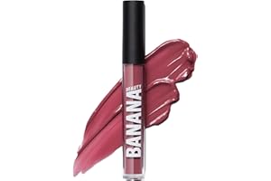 Banana Beauty Półmatowa pomadka w płynie z zachowaniem 10 h (Lady Licious/Berere) – matowa pomadka do ust dla pełnych ust – ochrona przed wysychaniem i intensywna objętość