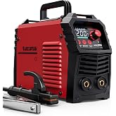 ARCCAPTAIN ARC 200A 2-in-1 Inverter Welder with Lift TIG, 230V | Synergistic Control / Large LED Display / Anti-Stick / Compa