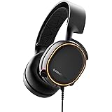 SteelSeries Arctis 5 - Casque de Jeu à Éclairage RVB - Son Surround DTS Headphone:X v2.0 pour PC, Playstation 5 et PS4 - Noir