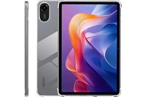 zZjoOoj Silicone Hülle Kompatibel mit Xiaomi Redmi Pad 2 (2025) 11 Zoll Tablet Case Cover, Ultra Thin Lightweight Protective Case,Soft TPU Thin Shockproof Tablet Protective Schutzhülle(Transparent)