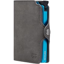 BEWMER Porta Carte Di Credito 1 Schermato | Portafoglio Slim Da Uomo E - 9