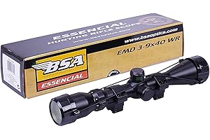 BSA EMD 3-9x40 Essential TELESCOPIC Air Gun Rifle SCOPE Sight + 11mm 3/8" Mounts