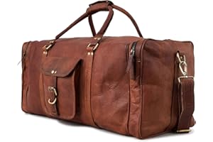 Berliner Bags Vintage Sac de Voyage en Cuir New York, Weekender Duffle pour Sports Homme Femme