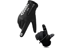 iParaAiluRy Handschuhe Herren Winter - Fahrradhandschuhe Herren Winter mit Touchscreen Freizeit - Winterhandschuhe Herren Damen für Fahrrad Laufen Wandern, Warme Sporthandschuhe