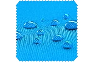 novely® OXFORD BIG 600D - Wasserfester Outdoorstoff - Robuster Polsterstoff - Wasserdichter Möbelstoff - Waterproof Meterware 1 lfm 30 Aqua Türkisblau