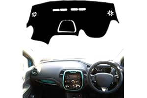 DOUKI Dashboard Cover Dash Mat For Renault for Captur Kaptur 2013-2018 2019 Dashboard Cover Mat Sun Shade Protect Carpet Anti-Glare