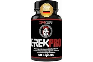 ZENICAPS EREKPRO Kapseln Original | Für den aktiven Mann – mit Zink für den Testosteronspiegel* | Einfache Anwendung | mit L-Arginin, Tribulus Terrestris, Maca, Ashwaganda ErecPro Erec Pro