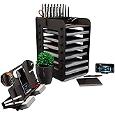 Kuk Design Robinia A4 Evrak Rafı Ofis Masa&uuml;st&uuml; Organizer Set (Ceviz)