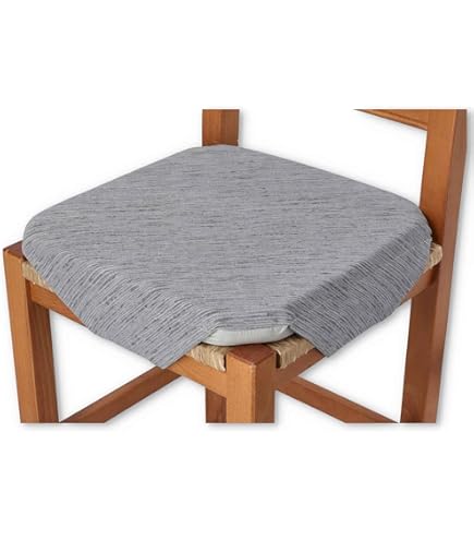 6 Cuscini Coprisedia Con Alette - Jacquard Etnico - Cotone E Poliestere - Made In Italy - Foto 3