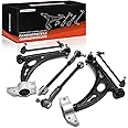 Frankberg 10x Control Arm Kit Front Compatible with Golf Plus 5M1 521 All Engines 2004-2013 A3 8P1 All Engines 2003-2012 Leon 1P1 All Engines 2005-2012 Replace# 1K0407151AC