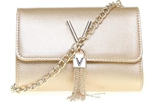 Valentino by Mario Valentino Divina, Sac à Main Femme, argenté, 5x11.5x17 cm (B x H x T)