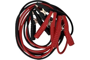 Sakura Starthilfekabel SS3625 - 200 A, 3 m, farblich kodierte Klemmen - für Pkw, Fahrzeuge bis 2,0 l/2000 ccm - leere Batterie