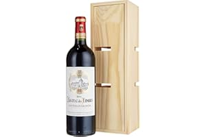 LA GRANDE VINOTHÈQUE Vieux Château des Combes - Coffret Vin Rouge Saint Emilion Grand Cru - Mini Cave à vin caisse bois (1 x 0.75 l)