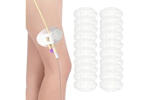 SJFNJN Catheter Stabilization Device, Catheter Urinary Leg Bag Legband Holder Sticker, Catheter Tube Holder Adhensive Catheter Leg Strap Hook and Loop, Statlock Catheter Holder, Catheter Supplies (20)