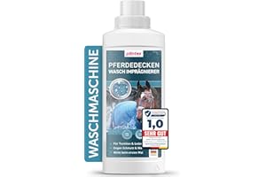 PLINTEX® Pferdedecken Wash-In Imprägnierung 580ml dermatologisch getestet & atmungsaktiv - Nano Membran Pferdedecke Imprägnierwaschmittel - Pferd-Decken Imprägnier-Waschmittel