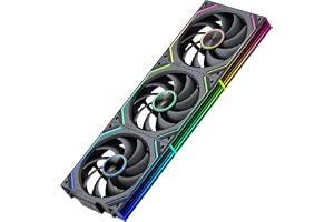 TZMRIT Interstellar-V2SE-Ultra 120 mm PC-fläkt, ARGB PWM 2000 RPM/55 CFM luftflöde, fram- och omvänd bladdesign, precision HD