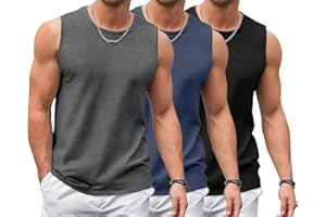PINSPARK Camiseta sin mangas para hombre, 1 o 3 unidades, camiseta sin mangas, para gimnasio, fitness, deporte, secado rápido, camiseta de axilas, transpirable, camiseta de entrenamiento