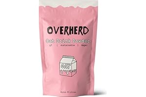 Overherd Oat Milk Powder (8L), Vegan Coffee Creamer Powder for Tea & Coffee, Gluten-Free & Dairy Free Dried Oat Milk, Ideal for Travel, Festivals, Camping