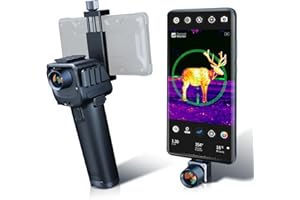 THERMAL MASTER Caméra Thermique Android T2 Max 20 en 1 monoculaire Thermique et Lunette de visée Observer 1500 m 15-mm de Distance focale Caméra Thermique avec Zoom 15x, Scope Thermique pour la Chasse
