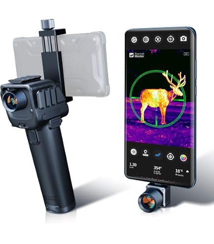 Caméra Thermique X2 – Vision Nocturne IR 512×384, Zoom 15x, Portée 870 M | Pour Chasse, Camping, Observation Animaux & Bâtiment - 8
