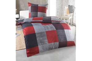 DreamHome Warme Winter Mikrofaser Termo Fleece Bettwäsche 135x200 155x220 200x200 für die Kaltejahreszeit Modern, Größe:135 x 200 cm, Design - Motiv:Design 2