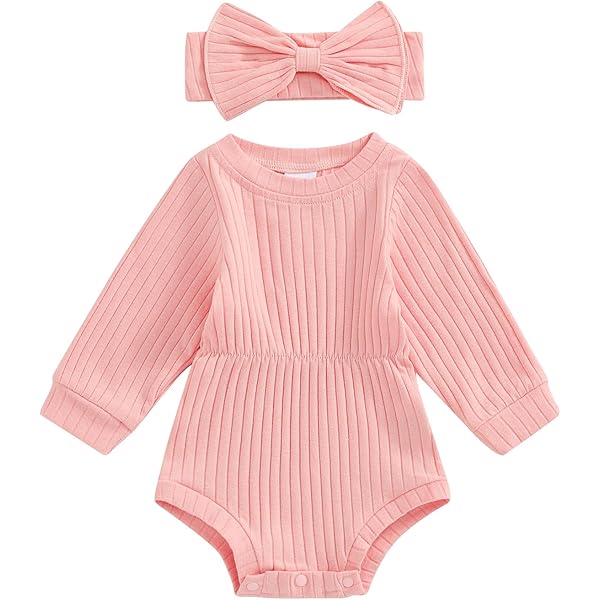 Completo Neonata 4 Pezzi Primavera/Autunno - Pagliaccetto, Pantaloni, Fascia, Cappello Floreale - Foto 8