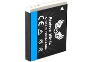 SK GAMES SK akumulator Canon NB-4L | 750 mAh | do Canon Digital IXUS 65 80 is 100 is 255 HS i7 Zoom // PowerShot SD600 SD1000 SD1400 is ELPH 330 HS TX1 // NB-4LH