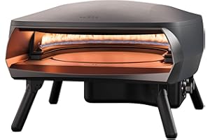 WITT Forno pizza a gas WITT ETNA ROTANTE per pizza napoletana e in teglia, lasagne PIETRA GIREVOLE ROTANTE AUTOMATICA (GRAPHITE)