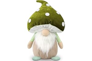 Gehydy Champiñón Gnomo Navidad Decoración Nomo Duende Christmas Decorations para Hogar Casa 33cm