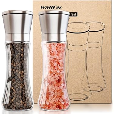 Moulin à Sel/poivre En Bois Uxcell 22cm (lot De 1, Shaker) Neuf
