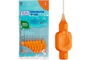 TePe - Spazzolini interdentali, 8 pezzi, Arancione , 0,45 mm