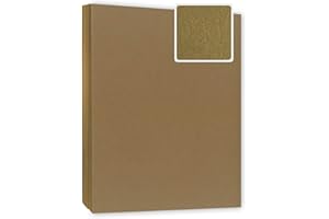 ‎KOPIERLADEN KARNATH GMBH Bindekarton/Deckblatt/Rückblatt, braun 240 g/m² DIN A4, 100 Stück in Lederoptik - Einbanddeckel für Bindungen, Umschlagmaterial