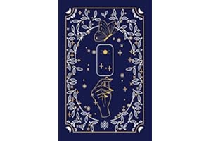 100 Days of 3 Spread Tarot Reading Journal, Modern Mystic Art Dark Blue, Navy Cover with the Golden Bee, Leaves, Moon and Stars: Improve choosing the ... And become a better fortune teller today!