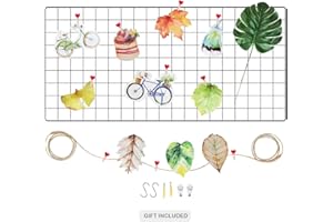 Infinite Node Wall Photo Grid Shelf, Wall Hanging Ins Display Grid Panel for Decor & Storage, Metal Wire Notice Boards & Message Board, Mesh Tool Organiser, Wall Photo Frame (Black, 17.7" x 37.4")