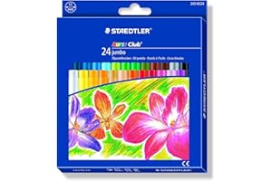 Staedtler - Noris Club - Pack de 24 Craies pastels à l'huile jumbo - Assortis