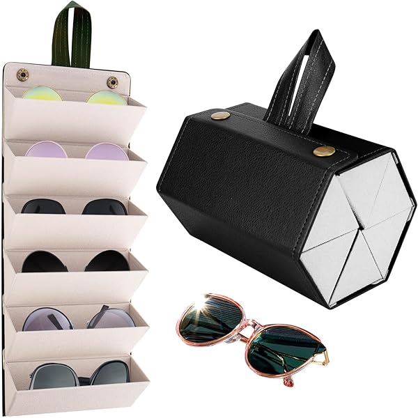 1PC Étui De Rangement Pour Lunettes De Soleil De Voiture Et Cadre De Lunettes A Clip De Visiere Noir Etui En Cuir Pour Lunettes De Soleil De Voiture 84529848