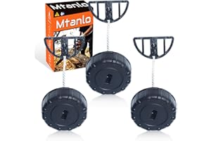 Mtanlo Bouchons de Réservoir Pour Stihl MS170C MS180C MS170 MS180 017 018 Tronçonneuse, Bouchons de Réservoir d'Essence Huile Carburant Remplacement 11303500500 (3 Pièces)