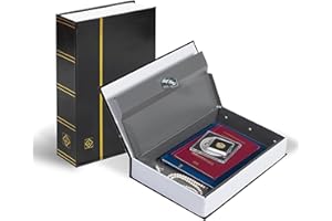 LEUCHTTURM Buch-Tresor: Material: Einband aus Kunstleder, Safe aus Stahl