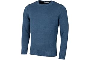 Calvin Klein Supima Cotton Solid Monogram Logo Sweater Maglione Uomo (Pacco da 1)